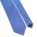 OEM fine dots 100 silk jacquard woven neckties